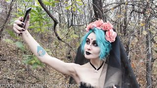 Halloween Cosplayes spiné análba dugva