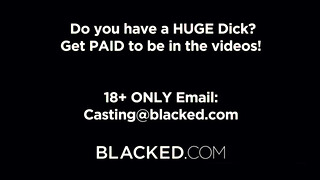 Blacked - Eliza Ibarra és Scarlit Scandal hármasban kefélnek