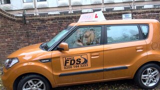 Fake Driving School Amber Rayne esete a méretes csoki fasszal