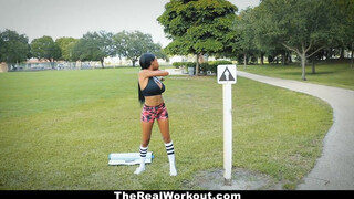 TheRealWorkout - edzés után lovagolj a faszomban