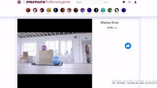 Private com - Stacy Cruz a személyi edzővel kúr