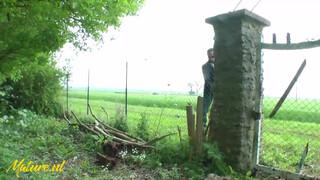 Mature NL - Francia házastárs popóba tolva