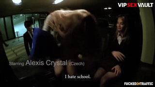 FUCKEDINTRAFFIC - Alexis baszható kicsike popsikája