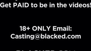 BLACKED - Ava Koxx és egy méretes méretes fekete hímvessző