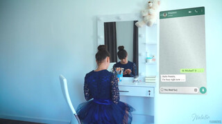 NatalieFlowers - Vékony picsa popóba kefélve