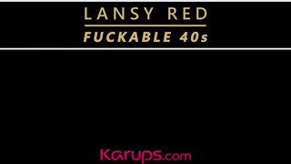 Lansy Red a izgató 40 éves milf